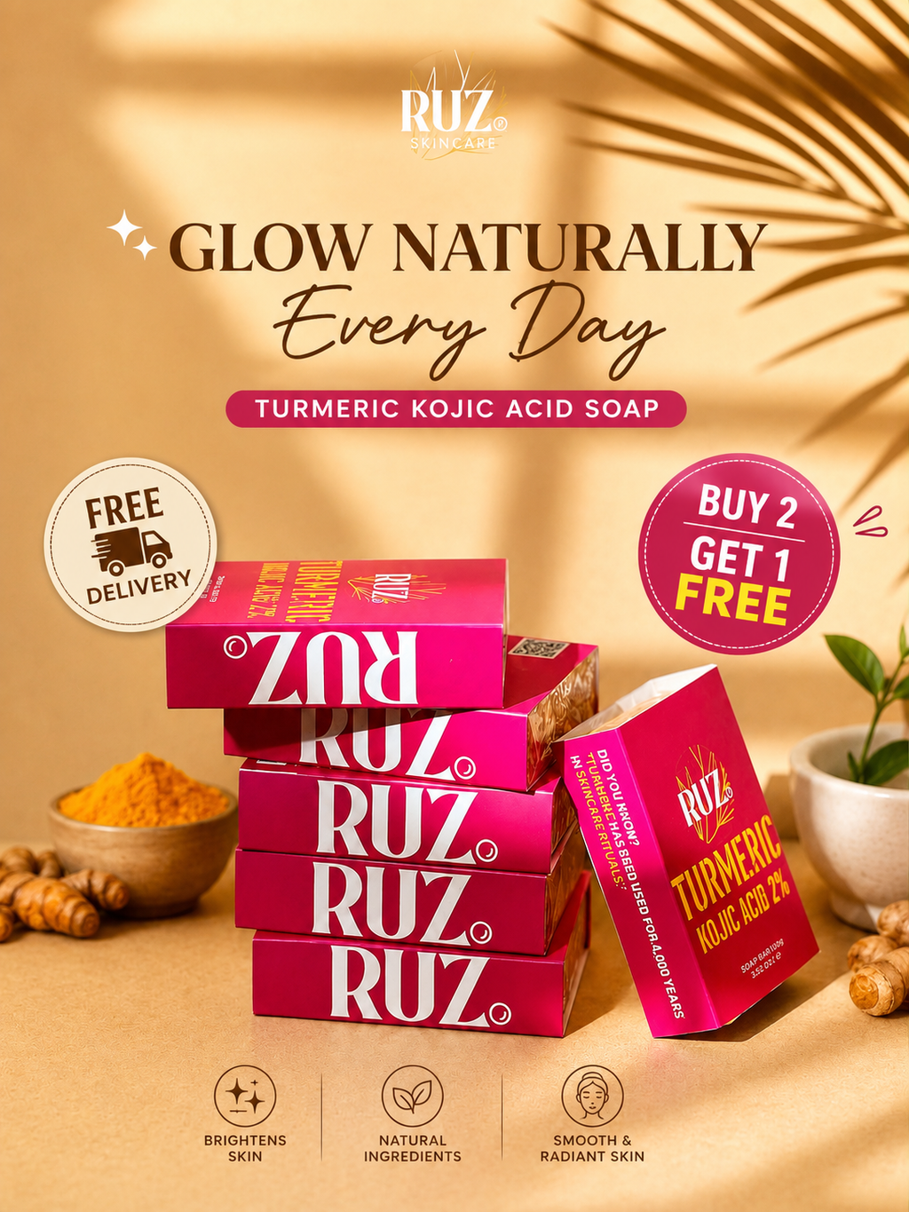 TURMERIC AND KOJIC ACID SOAP
