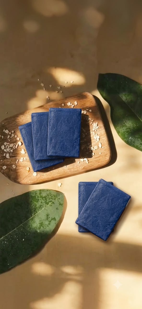 BLUE MOROCCON BRIGHTENING SOAP
