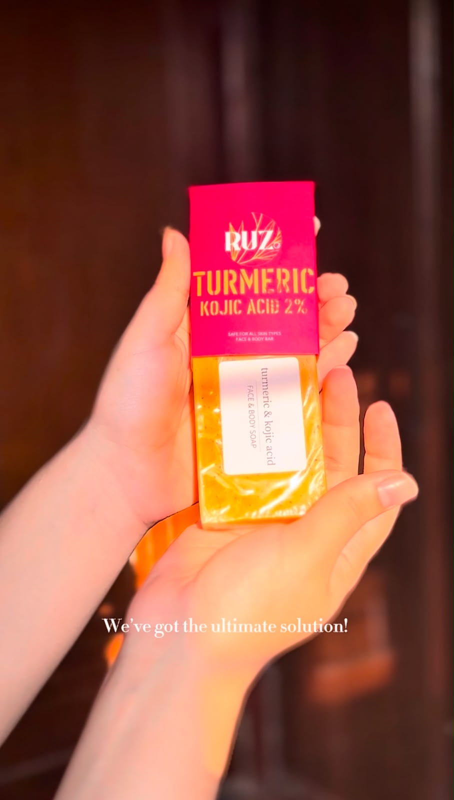 TURMERIC AND KOJIC ACID SOAP